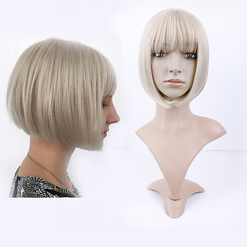 

Natural Straight Short Golden Wig Short Hair Cover Dirty Golden Bob Head Chemical Fiber Hair Cover New Halloween Wig
