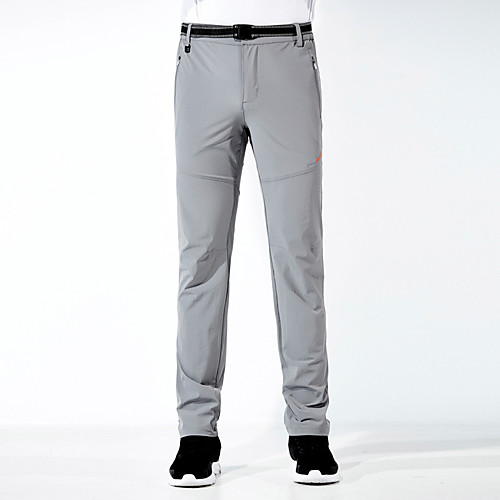 

Men's Hiking Pants Trousers Solid Color Outdoor Breathable Quick Dry Soft Wear Resistance Spandex Pants / Trousers Dark Grey Black Grey Dark Blue Hunting Fishing Camping / Hiking / Caving L XL XXL