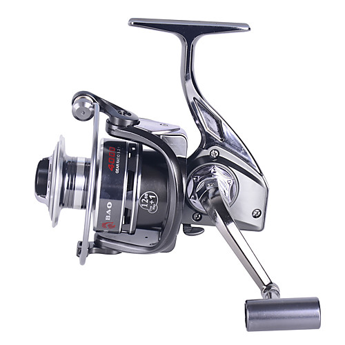 

Fishing Reel Spinning Reel 4.9:1 Gear Ratio 12 Ball Bearings Easy Install for Sea Fishing / Fly Fishing / Freshwater Fishing