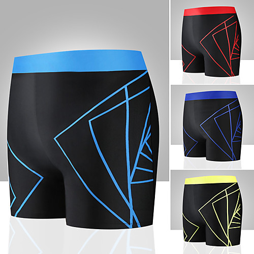 

Men's Swim Shorts Breathable Quick Dry Ultra Light (UL) Elastane Terylene Swimwear Beach Wear Board Shorts Patchwork Swimming Surfing Water Sports