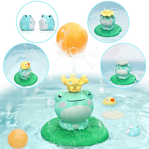 

Spray Water Squirt Toy Bath Toy Bathtub Pool Toys Water Pool Bathtub Toy Frog Plastic Bathtime Bathroom 2 pcs for Toddlers, Bathtime Gift for Kids & Infants / Kid's