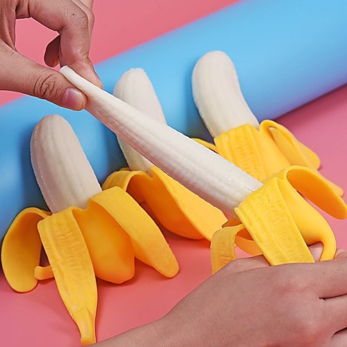 

Banana Full Body Silicone Kid's Child's Toy Gift 1 pcs