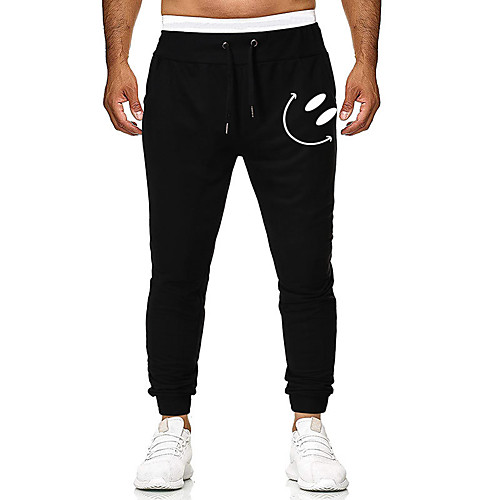 

Men's Sweatpants Joggers Jogger Pants Athletic Bottoms Drawstring Pocket Cotton Winter Fitness Gym Workout Running Training Exercise Breathable Soft Sweat wicking Normal Sport Dark Grey Black Light