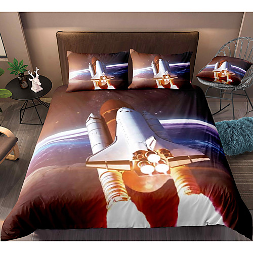 

3-Piece Duvet Cover Set Hotel Bedding Sets Comforter Cover with Soft Lightweight Microfiber, Include 1 Duvet Cover, 2 Pillowcases for Double/Queen/King(1 Pillowcase for Twin/Single)