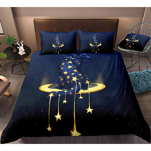 

3-Piece Duvet Cover Set Hotel Bedding Sets Comforter Cover with Soft Lightweight Microfiber, Include 1 Duvet Cover, 2 Pillowcases for Double/Queen/King(1 Pillowcase for Twin/Single)