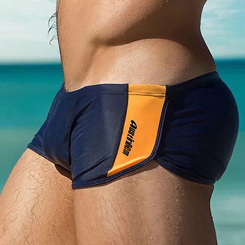 

Men's Swim Shorts Swim Trunks Nylon Board Shorts Breathable Quick Dry Drawstring - Swimming Surfing Water Sports Patchwork Summer