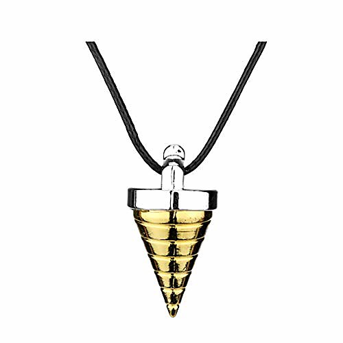 

officialotaku tengen toppa gurren lagann core drill pendant necklace - metal (0.6oz) gold