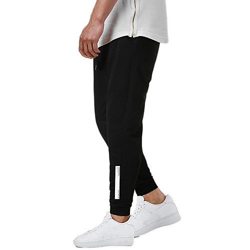 

Men's Sweatpants Joggers Jogger Pants Athletic Bottoms Drawstring Pocket Cotton Winter Fitness Gym Workout Running Training Exercise Breathable Soft Sweat wicking Normal Sport Solid Colored Black