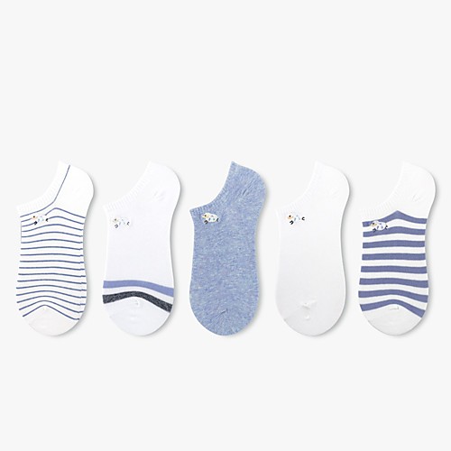 

1 Pair Women's Socks Stripes / Ripples Warm / Deodorant Simple Style Cotton EU36-EU46
