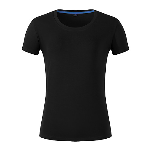 

Women's T shirt Hiking Tee shirt Short Sleeve Tee Tshirt Top Outdoor Lightweight Breathable Quick Dry Sweat wicking Spring Summer Color blue White Black Fishing Climbing Camping / Hiking / Caving