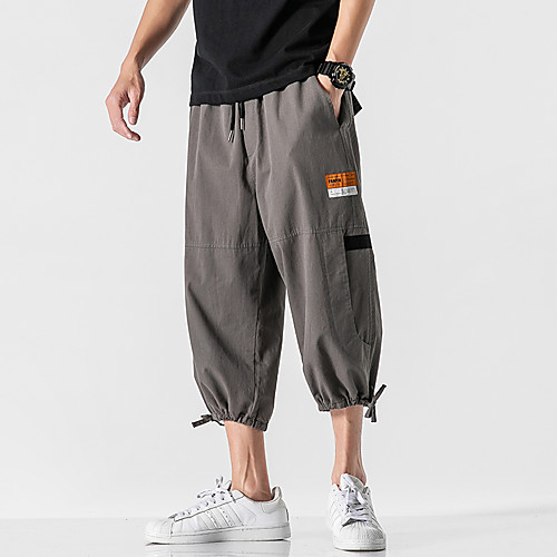 

Men's Shorts Cargo Outdoor Casual Daily Shorts Tactical Cargo Pants Plain Short Black Grey