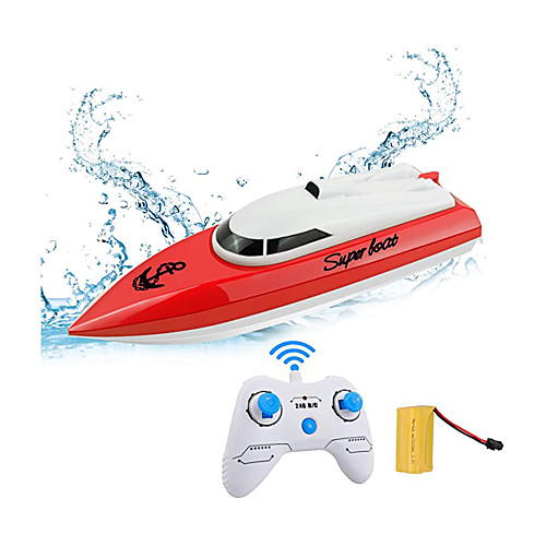 

Remote Control Boats Toy Boats High Speed Waterproof Rechargeable Remote Control / RC for Pools and Lakes Boat For Kid's Adults' Gift