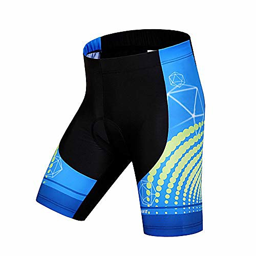 

bicycle shorts unisex 4d gel padded cycling women's shorts off road mtb quick dry mens tight biking shorts shorts sports pants (color : blue, size : xxl)