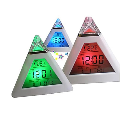 

LED Light Alarm Clock Clock Batteries Powered 3 AAA Batteries(NO INCLUDE) for Birthday Gifts and Party Favors Christmas Gifts