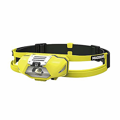 

led headlamp coolpal headlamp, 150 lumen sweatband waterproof lightweight mini headlamps perfect for running, jogging and more, yellow 10055