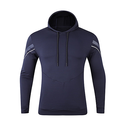 

Men's T shirt Hiking Tee shirt Long Sleeve Tee Tshirt Top Outdoor Lightweight Breathable Quick Dry Stretchy Autumn / Fall Spring Polyester White Black Royal Blue Fishing Climbing Camping / Hiking