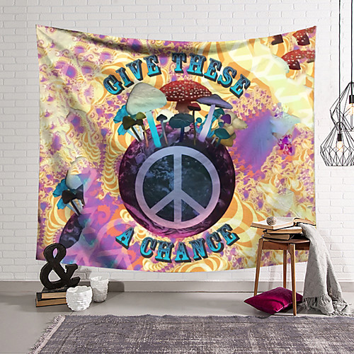 

Wall Tapestry Art Decor Blanket MushroomCurtain Hanging Home Bedroom Living Room Decoration and Novelty and Fantasy