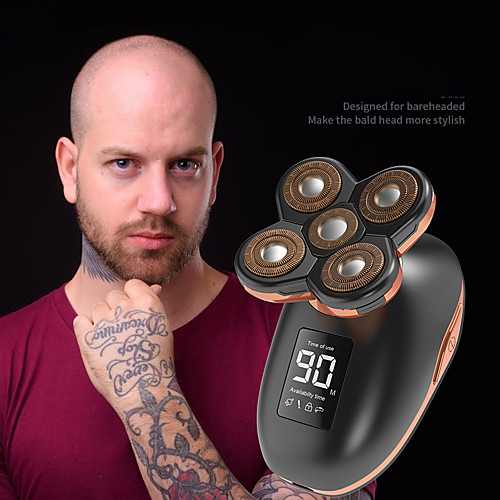 

Five-head Razor Multifunctional Five-in-one Washable Digital Display Razor