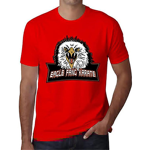 

Men's Unisex T shirt Hot Stamping Graphic Prints Eagle Plus Size Print Short Sleeve Casual Tops 100% Cotton Basic Casual Fashion White Black Red