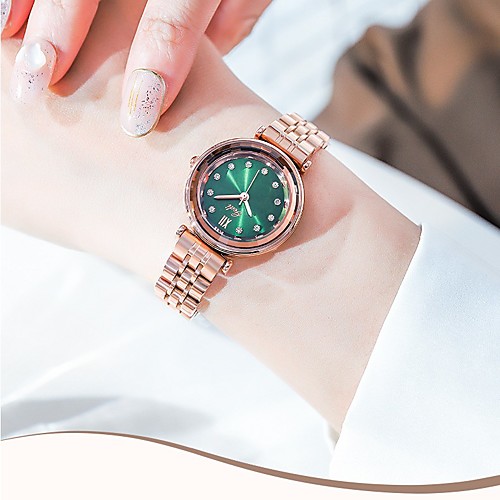 

Women's Steel Band Watches Analog Quartz Minimalist Water Resistant / Waterproof Diamond