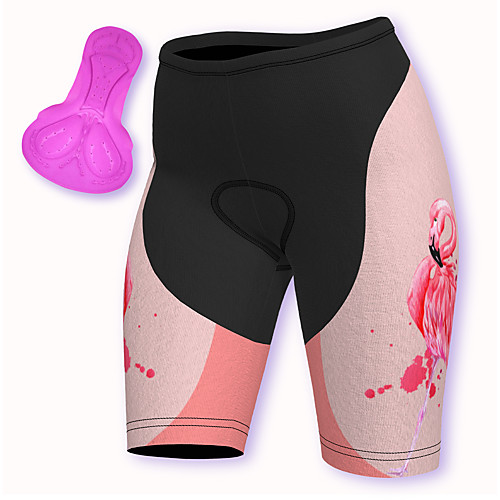 

21Grams Women's Cycling Shorts Spandex Bike Padded Shorts / Chamois Breathable Sports Flamingo Pink Mountain Bike MTB Road Bike Cycling Clothing Apparel Bike Wear / Stretchy / Athleisure