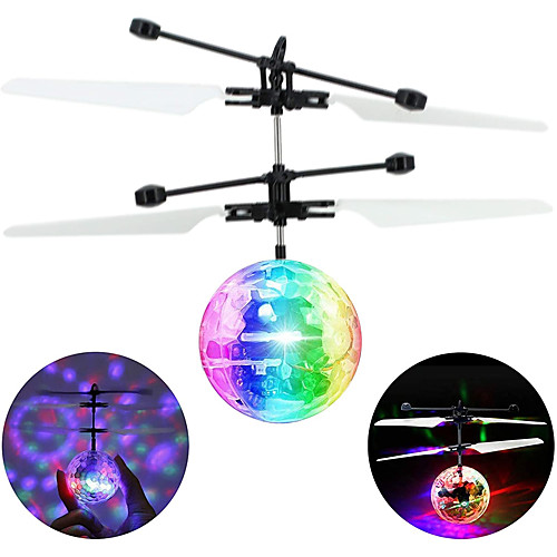 

Colorful Mini Drone Shinning LED RC drone Flying Ball Helicopter Light Crystal Ball Induction Dron Quadcopter Aircraft kids toys
