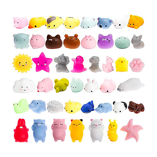 

Squishy Squishies Squishy Toy Squeeze Toy / Sensory Toy 40 pcs Mini Animal Stress and Anxiety Relief Kawaii Mochi For Kid's Adults' Boys and Girls