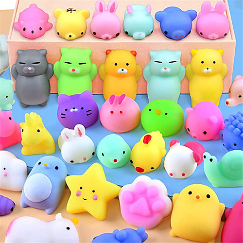 

Squishy Squishies Squishy Toy Squeeze Toy / Sensory Toy 20 pcs Mini Animal Stress and Anxiety Relief Kawaii Mochi For Kid's Adults' Boys and Girls