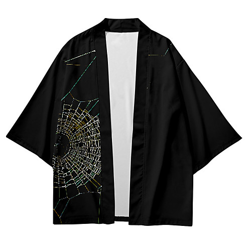 

Men's Shirt 3D Print Spider Animal 3D Print Short Sleeve Daily Tops Casual Fashion Black