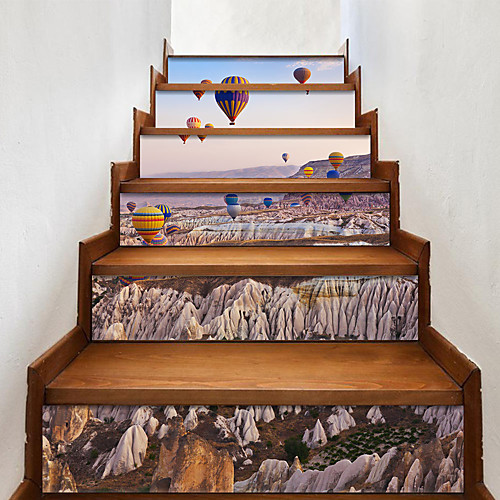 

Creative 3d Staircase Stickers Romantic Turkish Imitation Decorative Home Stickers Waterproof 3d Stereo Wall Stickers