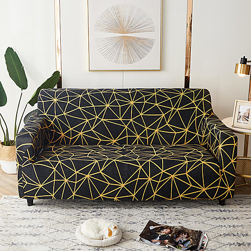 

Stylish Simplicity Print Sofa Cover Stretch Couch Slipcover Super Soft Fabric Retro Hot Sale Couch Cover