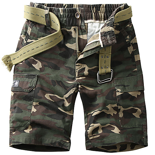 

Men's Hunting Pants Ventilation Wearproof Soft Summer Camo / Camouflage Cotton for Army Green Khaki M L XL XXL XXXL