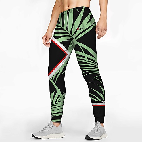 

21Grams Men's Sweatpants Joggers Jogger Pants Athletic Bottoms Drawstring Winter Fitness Gym Workout Running Training Exercise Breathable Soft Sweat wicking Sport Green / Micro-elastic / Athleisure