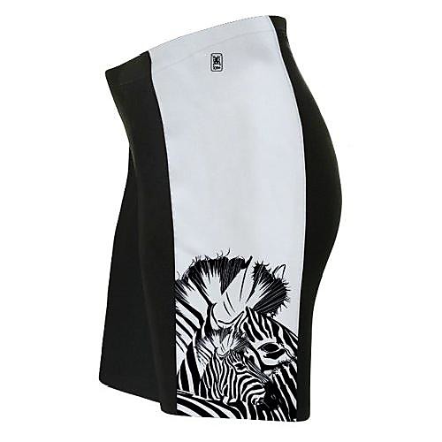 

camo zebra cycling shorts for women - size m