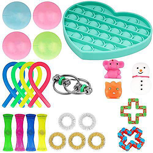 

Squishy Toy Squeeze Toy / Sensory Toy Jumbo Squishies Sensory Fidget Toy Stress Reliever 24 pcs Mini Creative Cat Claw Bean Transformable Cute Stress and Anxiety Relief Fun Decompression Toys Slow