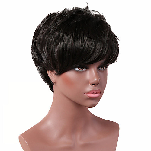 

Synthetic Wig Curly Short Bob Wig Short Black Synthetic Hair Women's Party Fashion Comfy Black