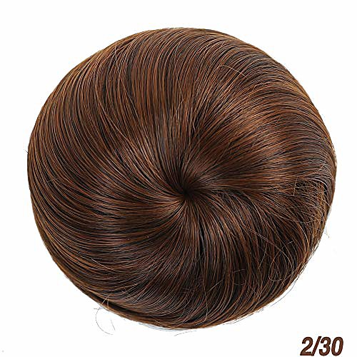 

10 colors available bun hair chignon synthetic donut roller hairpieces high temperature fiber for women elastic 2m30