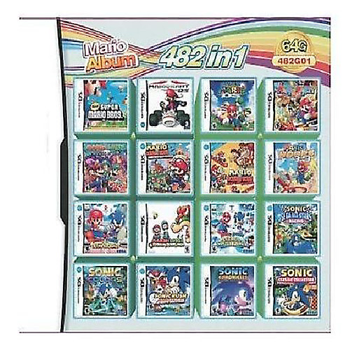 

game pack card mario album video cartridge console compilation for ds 2ds 3ds