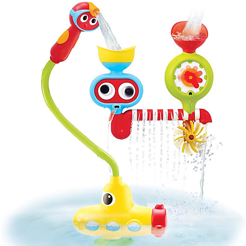 

Bath Toy Bathtub Pool Toys Water Pool Bathtub Toy Submarine Plastic Sprinkler Bathtime Bathroom for Toddlers, Bathtime Gift for Kids & Infants / Kid's