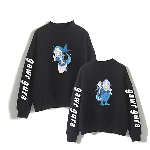 

Inspired by Gawr gura Cosplay Cosplay Costume Hoodie 100% Polyester Graphic Printing Hoodie For Men's / Women's