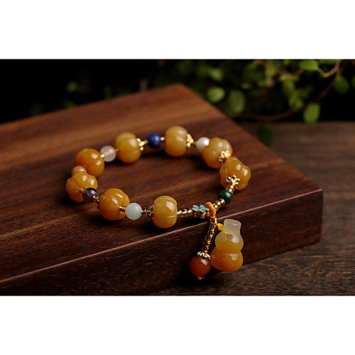 

Women's Bead Bracelet Beads Fashion Unique Design Fashion Stone Bracelet Jewelry khaki For Gift