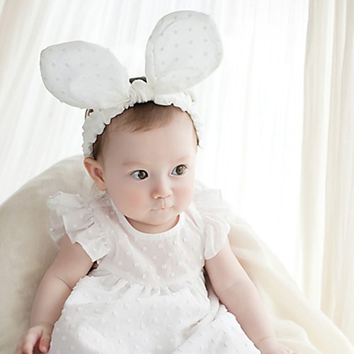 

Boys' Girls' For Birthday Party Festival Rabbit Fabric White Blushing Pink 1pc