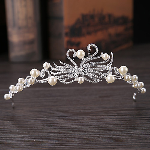 

Wedding Alloy Tiaras with Metal 1 Piece Wedding / Party / Evening Headpiece