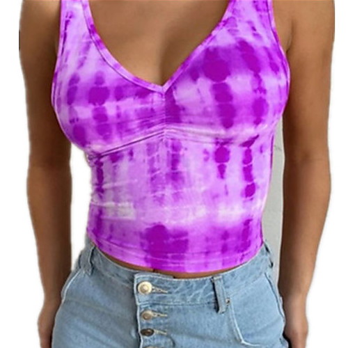

Women's Knitted Solid Color Color Block Vest Cotton Sleeveless Sweater Cardigans V Neck Summer Black Blue Purple