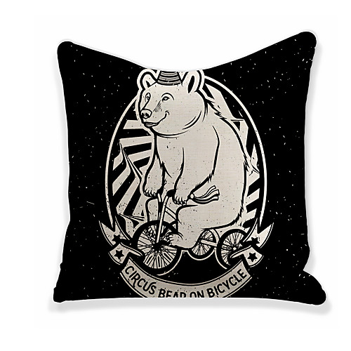 

Cushion Cover 1PC Linen Soft Decorative Square Throw Pillow Cover Cushion Case Pillowcase for Sofa Bedroom 45 x 45 cm (18 x 18 Inch) Superior Quality Machine Washable