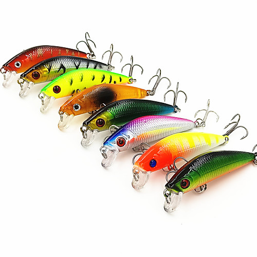 

1 pcs Fishing Lures Hard Bait Minnow lifelike 3D Eyes Sinking Bass Trout Pike Bait Casting Spinning Freshwater Fishing