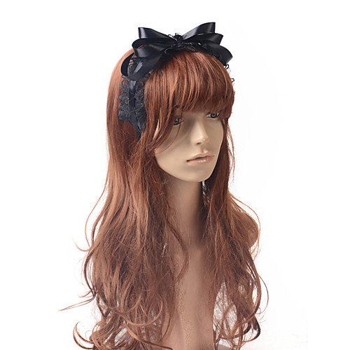 

Retro Cute Tulle Headpiece with Trim / Satin Bowknot 1 Piece Special Occasion / Party / Evening Headpiece