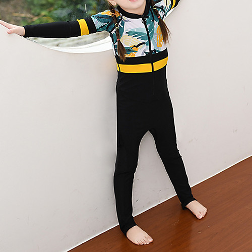

Boys' Girls' Rash Guard Dive Skin Suit Diving Rash Guard Swimwear Diving Suit UV Sun Protection Quick Dry Full Body Front Zip - Swimming Diving Surfing Painting Autumn / Fall Spring Summer / Kid's
