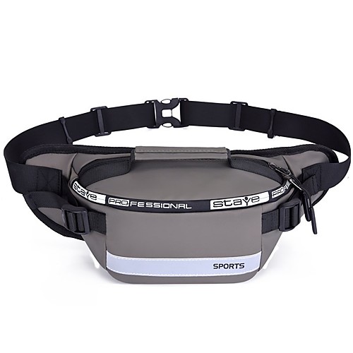 

Men's Bags Fanny Pack Daily Outdoor 2021 Black Blue Champagne Gray