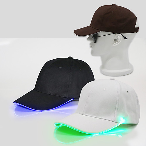 

Cotton Baseball Cap Running Cap Visor Hats Men's Women's Hat Solid Colored Reflective Adjustable Lightweight for Fitness Baseball Running Autumn / Fall Spring Summer Multi color White Yellow